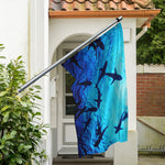 Shark Underwear Print Polyester Flag