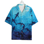 Shark Underwear Print Rayon Hawaiian Shirt