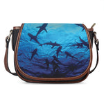Shark Underwear Print Saddle Bag