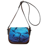 Shark Underwear Print Saddle Bag