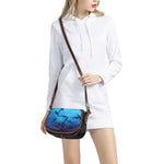 Shark Underwear Print Saddle Bag