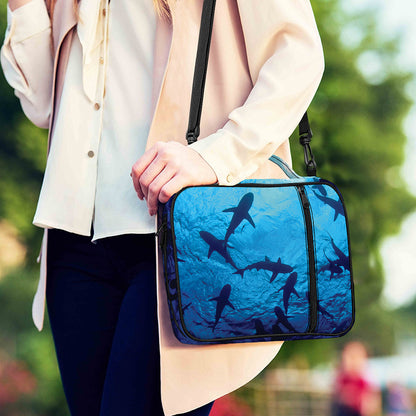 Shark Underwear Print Shoulder Strap Bible Bag