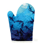 Shark Underwear Print Single Oven Mitt