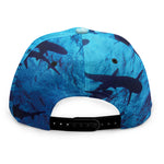 Shark Underwear Print Snapback Cap
