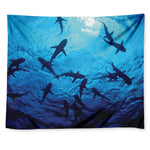 Shark Underwear Print Tapestry