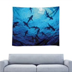 Shark Underwear Print Tapestry