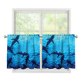 Shark Underwear Print Tier Curtains