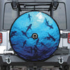 Shark Underwear Print Tire Cover With Camera Hole