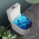 Shark Underwear Print Toilet Lid Cover