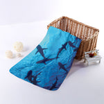 Shark Underwear Print Towel