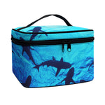 Shark Underwear Print Travel Makeup Bag