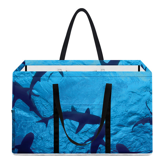 Shark Underwear Print Utility Tote Bag