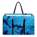 Shark Underwear Print Utility Tote Bag