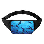 Shark Underwear Print Waist Bag