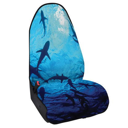 Shark Underwear Print Waterproof Car Seat Cover