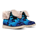 Shark Underwear Print Winter Boots