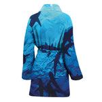 Shark Underwear Print Women's Bathrobe