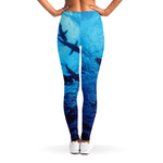 Shark Underwear Print Women's Leggings