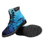 Shark Underwear Print Work Boots