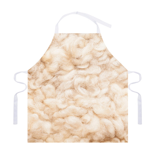 Sheepskin Print Adjustable Apron