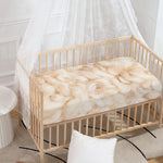 Sheepskin Print Baby Crib Sheet