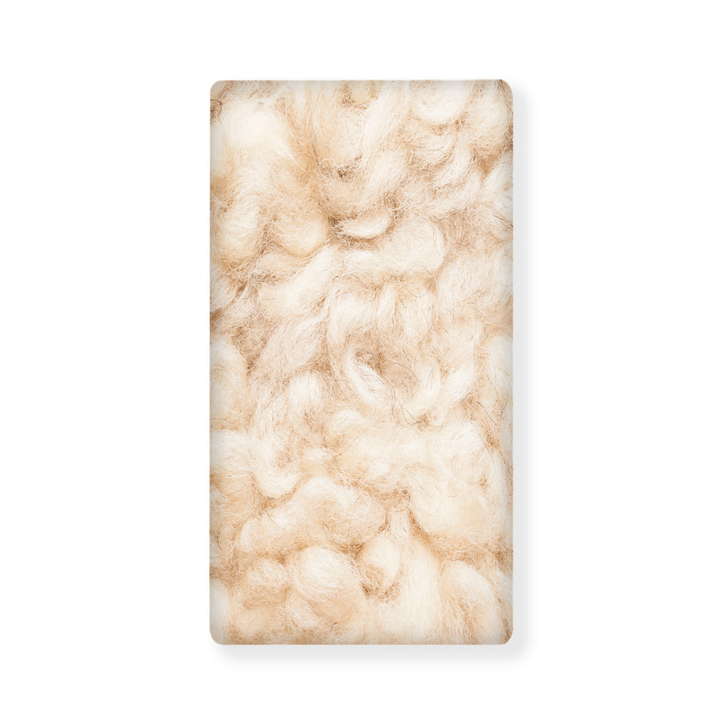 Sheepskin Print Baby Crib Sheet
