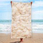 Sheepskin Print Beach Towel