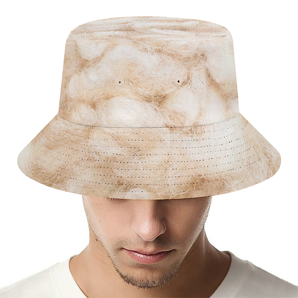 Sheepskin Print Bucket Hat