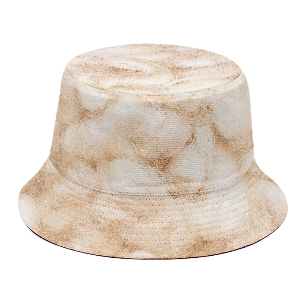 Sheepskin Print Bucket Hat