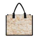 Sheepskin Print Canvas Tote Bag
