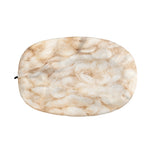 Sheepskin Print Car Side Mirror Covers