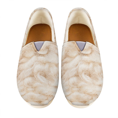 Sheepskin Print Casual Shoes