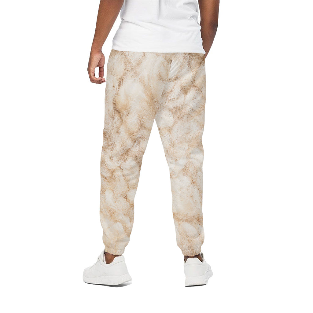 Sheepskin Print Cotton Pants