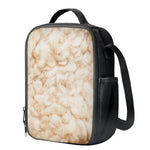 Sheepskin Print Crossbody Lunch Bag