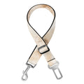 Sheepskin Print Dog Seat Belt
