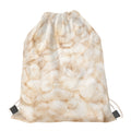 Sheepskin Print Drawstring Bag