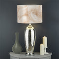 Sheepskin Print Drum Lamp Shade