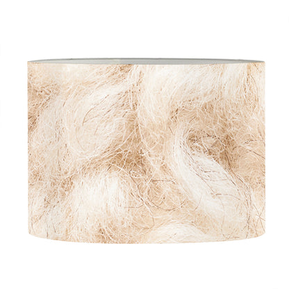Sheepskin Print Drum Lamp Shade