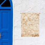 Sheepskin Print Garden Flag