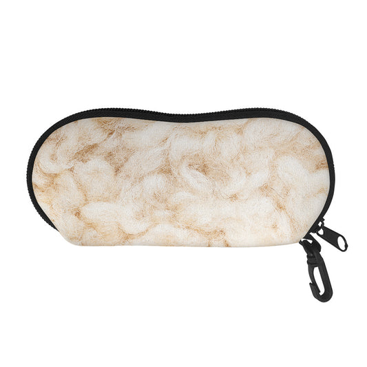 Sheepskin Print Glasses Case