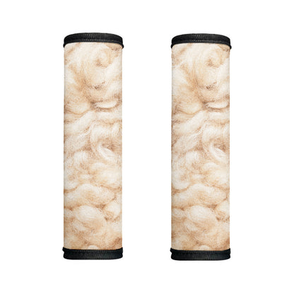 Sheepskin Print Handle Covers