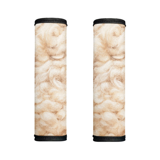 Sheepskin Print Handle Covers