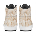 Sheepskin Print High Top Leather Sneakers