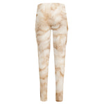 Sheepskin Print High-Waisted Pocket Leggings