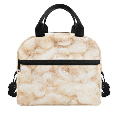Sheepskin Print Insulated Lunch Bag