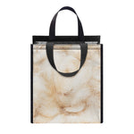 Sheepskin Print Insulated Lunch Tote