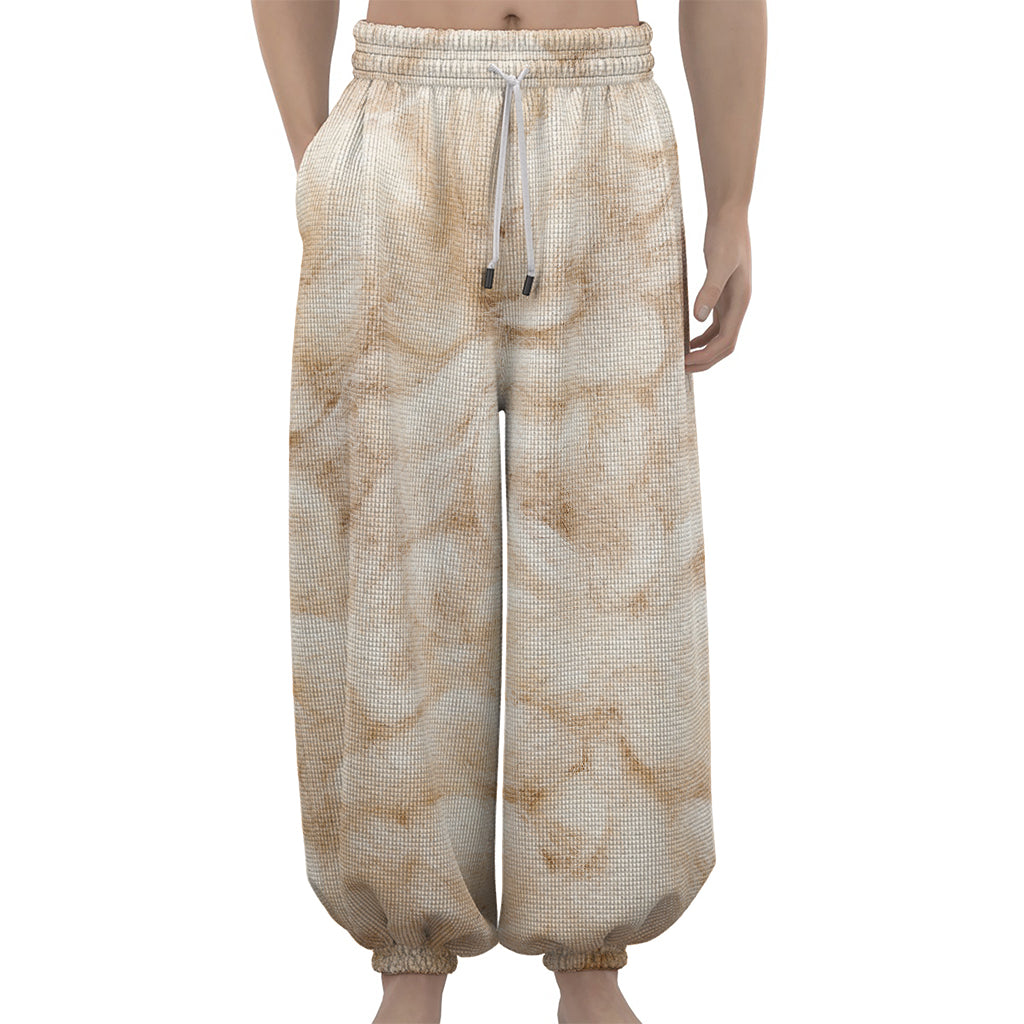 Sheepskin Print Lantern Pants