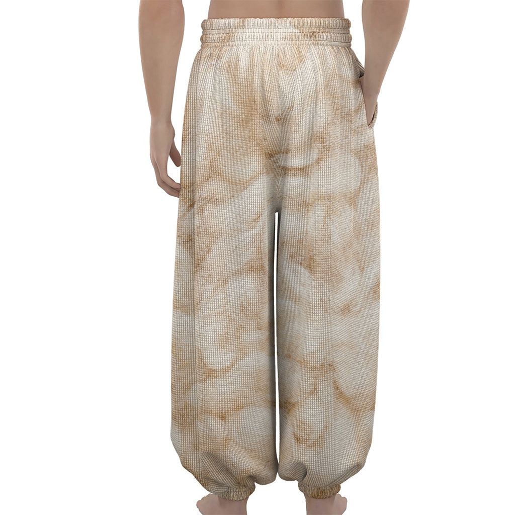 Sheepskin Print Lantern Pants