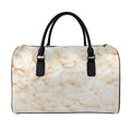 Sheepskin Print Leather Duffel Bag