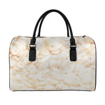 Sheepskin Print Leather Duffle Bag